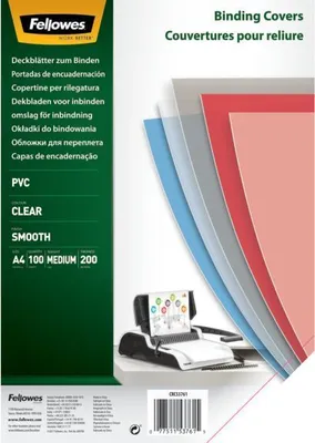Obrázok produktu pre Fellowes 5376107, A4, PVC, Priehľadná, Lesklý, 100 kusov