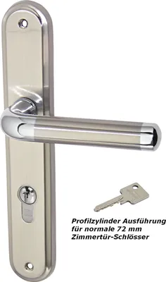 Produktbild von Türbeschlag 1386-A LS PZ Drückergarnitur