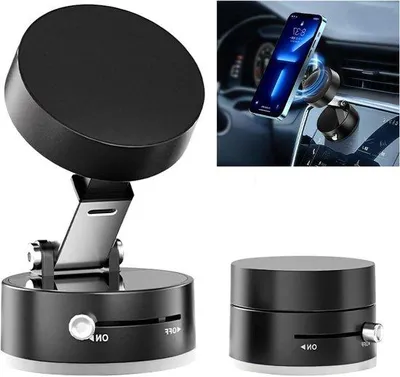 Image de Support magnétique à 360° pour téléphone portable avec aimant à ventouse