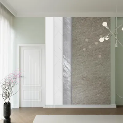 Produktbild von HEXIM Marmorplatten Optik 10 Stück 280x122cm Matt & Glänzend Kunststoff Innen & Außenbereich Granit Steinoptik - Dekorative Duschrückwand Steinoptik Wandverkleidung (34,16 m² HMP03-Glänzend)