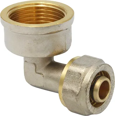 Produktbild von Pipetec Klemmring Schraubfitting Winkel 16x2 90° - 3/4 Zoll Innengewinde