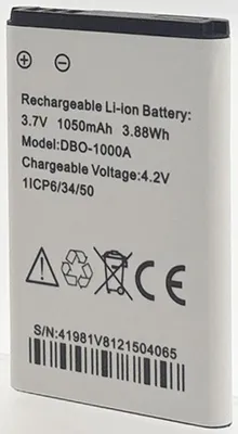 Produktbild von Batterie kompatibel mit DORO DBAA-1000A - Otech