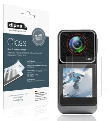 Produktbild von 2x Schutzfolie für MENDUNER hut1d6iwsg matt - Anti-Shock 9H Folie dipos Glass Kunststoffglas