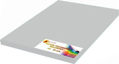 Produktbild von Technisches Farbpapier 160-220g A3 grau 25 Blatt