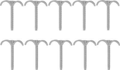 Produktbild von tecuro Rohrhaken - Dübelhaken 6 x 70 mm, doppelt (10 Stück)