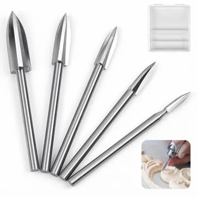 Produktbild von Dremel Holzmeißel HSS 5er Set für Präzisionsarbeiten