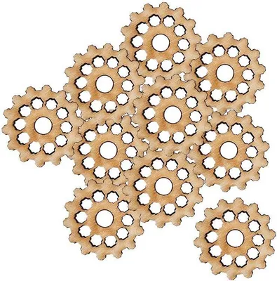 Zdjęcie produktu dla Drewniana ozdoba TRYBIK nr. 11 Decor - 10szt