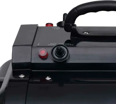 Immagine prodotto di vidaXL Asciugacapelli a doppio motore nero