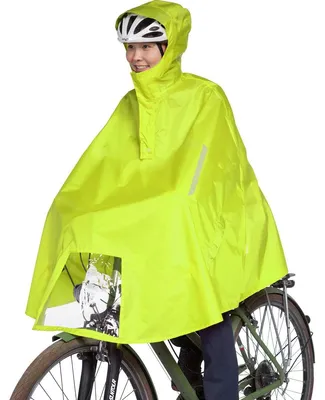 Produktbild von Tatonka Uni Regenjacke Bike Poncho Gelb M