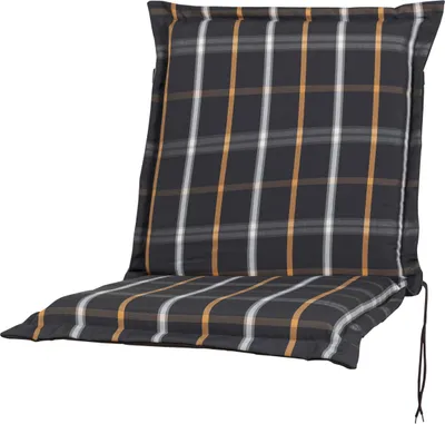 Produktbild von Auflage Niederlehner Georgia 90822-705 anthrazit-grau kariert 98x53x8 cm Sun Garden