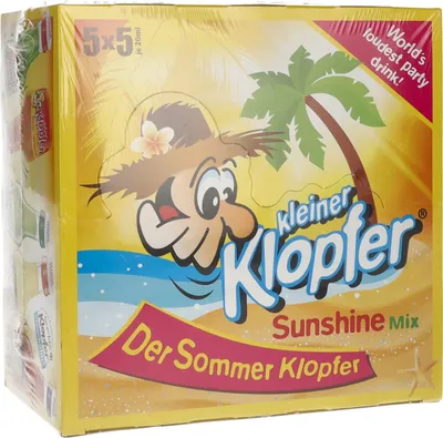 Produktbild von Kuhns Trinkgenuss Kleiner Klofer Sunshine Mix 25x20ml, 0,5L, ALC. 15-17 Vol .-%