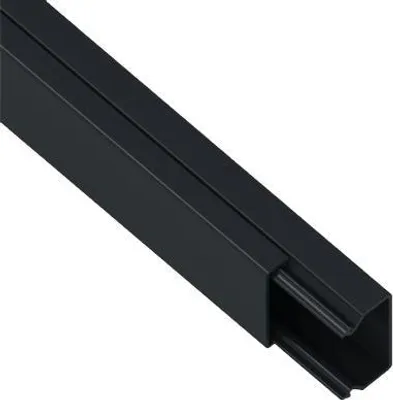 Produktbild von Schwarze Kabelrinne 15 x 25mm MKI AKS 111322 2m = 1 Stk.