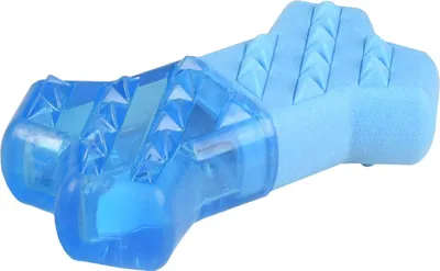 Produktbild von Flamingo Hundespielzeug TPR Fresk Snowy Knochen blau