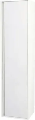 Produktbild von Devo Hängehochschrank mit 1 Tür Cristal 2.0 rechts BxHxT 40 x 160 x 35 cm alpine white/signal white glass