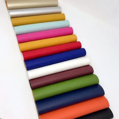 14 Kunstlederplatten 28x20,5 cm, Schafsleder-Textur, DIY
