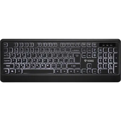 Obrázek produktu pro YENKEE Keyboard Backlit quiet USB with low-profile keys