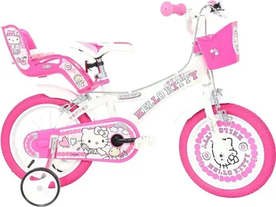 Immagine prodotto di Dino Bikes 16'' Hello Kitty Bike Bianco,Rosa 5-7 Anni Ragazzo Bianco,Rosa 5-7 Anni