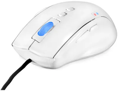 Produktbild von QPAD OM-75, USB, Kabel, Spielen, Optisch, rechts, Weiß