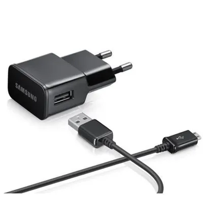 Obrázek produktu pro Samsung ETA-U90EBE - Napájecí adaptér - 2 A (USB) - ke kabelu: Micro-USB - černý - pro Ace 3, Core, Mega, Note 10, Note 8.0, S4, Tab 3, Xcover, Y Duos, GT-C3520, E1270 (ETA-U90EBEGSTD)