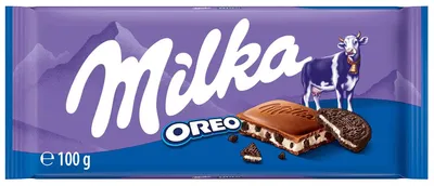 Produktbild von Milka Tafelschokolade Oreo 100g, Milchschokolade, 100 g, 2329 kJ, 558 kcal, 35 g, 19 g