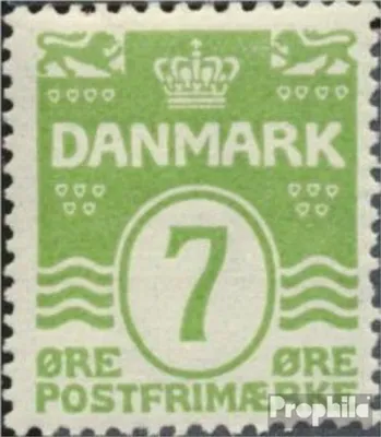 Produktbild von Briefmarken Dänemark 1926 Mi 166 gestempelt Wellenlinien