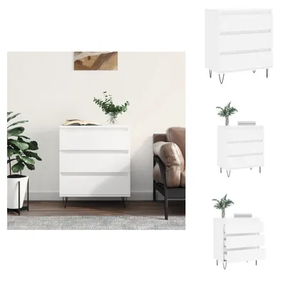 Obrázek produktu pro vidaXL Příborník bílý 60x35x70 cm materiál na bázi dřeva - Příborníky