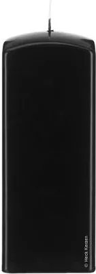 Produktbild von 4 quadratische Kerzen, Quader Kerzen Schwarz 20 x 7/7 cm