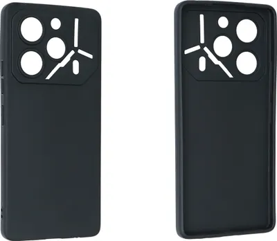 Produktbild von caseroxx Schutz-Hülle TPU-Hülle kompatibel mit Tecno Pova 6 Pro, Gummi Handy Tasche schwarz