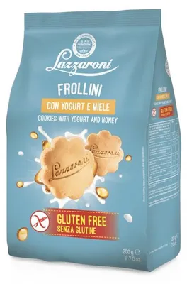 Produktbild von Frollini con Yogurt e Miele glutenfreie Kekse 200g - Lazzaroni