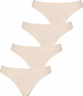 Produktbild von LASCANA String 4 er-Pack champagner Größe 32/34