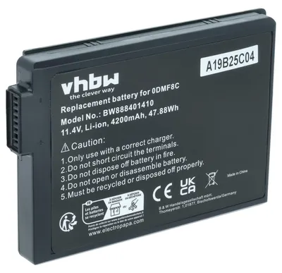 Produktbild von vhbw Akku Ersatz für Dell P86G001, P85G, P85G001, 7WNW1, DMF8C, 0DMF8C für Notebook (4200 mAh, 11,4 V, Li-Ion)