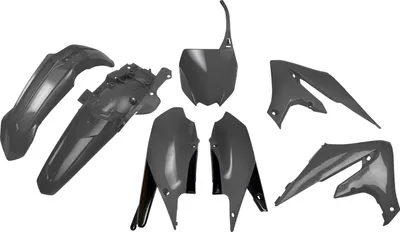 Imagen del producto de Juego de plásticos para Yamaha YZF 250 (modelos 2019-2023) y YZF 450 (modelos 2018-2022), color gris