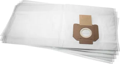 Produktbild von vhbw 5x Staubbeutel kompatibel mit Bosch VAC140S, VAC140A Staubsauger - 34,8cm x 29,4cm Weiß