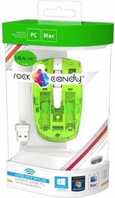 Image de Souris sans fil Optique Rock Candy Wireless Mouse Vert (transparent) (904-002-EU-NGR)