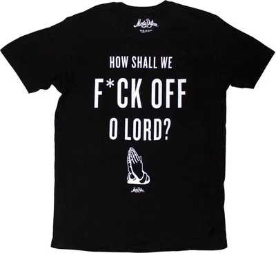 Produktbild von Monty Python - "F Off" T-Shirt für Herren/Damen Uni RO14800 (XL) (Schwarz)