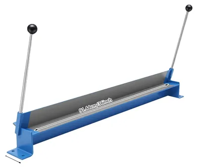Productafbeelding van Bladmetaalbuigmachine, buigbreedte 914 mm, handbediening, blauw
