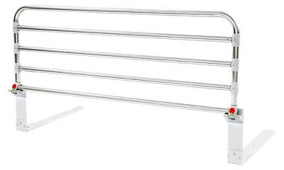 Produktbild von Bettgitter für Senioren - Sicherheitsbettgitter - Faltbar Tragbar - Edelstahl - 90x33 cm - Bis 100 kg - Für Matratzen bis 23 cm