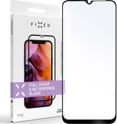 Obrázok produktu pre Tvrdené sklo pre Xiaomi Redmi A3, pevný plný kryt 2,5D tvrdené sklo, s čiernym rámom