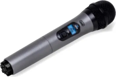 Produktbild von Trevi EM 401 Unidirektionales UHF Drahtloses Bühnenmikrofon Schwarz und Grau
