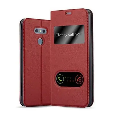 Zdjęcie produktu dla Cadorabo DE-111473, LG, LG G6, Czerwony