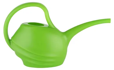 Produktbild von Blumen-Gießkanne, Gießgefäß aus Kunststoff mit 1,5 L Fassungsvermögen, ca. 36,5 x 13 x 22 cm, grün