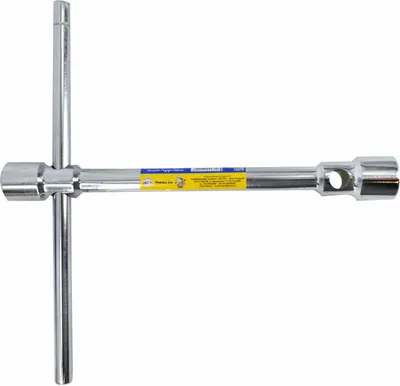 A T-handle socket wrench on a white background.