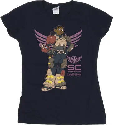 Produktbild von Disney - "Lightyear Star Command" T-Shirt für Damen BI29183 (M) (Marineblau)