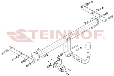 Produktbild von STEINHOF S-301 Anhängerkupplung 1200kg Max für SKODA FABIA Kombi (NJ5)