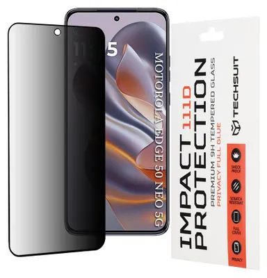 Obrázek produktu pro Techsuit Privacy Full Cover Impact Protection Ochranná fólie pro Motorola Edge 50 Neo / ThinkPhone 25 - černá