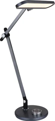 Produktbild von Globo Lighting Tischleuchte Aluminium Gebürstet grau dunkel, LED
