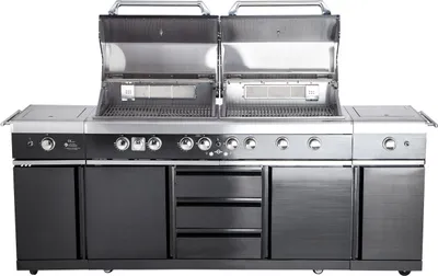 Image de All'Grill ALL'GRILL EXTREM BLACK-Line Steakzone® et Air System