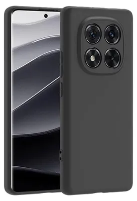 Produktbild von Conie TPU Schutzhülle für Xiaomi POCO X7 Tasche Case Cover Bumper Silikon Hülle in Schwarz matt