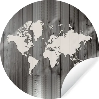 Produktbild von MuchoWow® - Wand Kreis - Wand Bild - Foto Tapete - Selbstklebende - Wohnzimmerdekoration - Wand Dekoration - Kinderzimmer