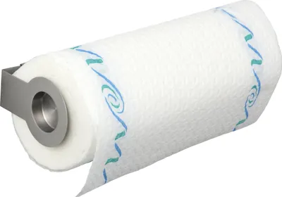 Produktbild von WENKO Universal Küchenrollenhalter Cerri aus Edelstahl 21-33 x 9 x 6 cm